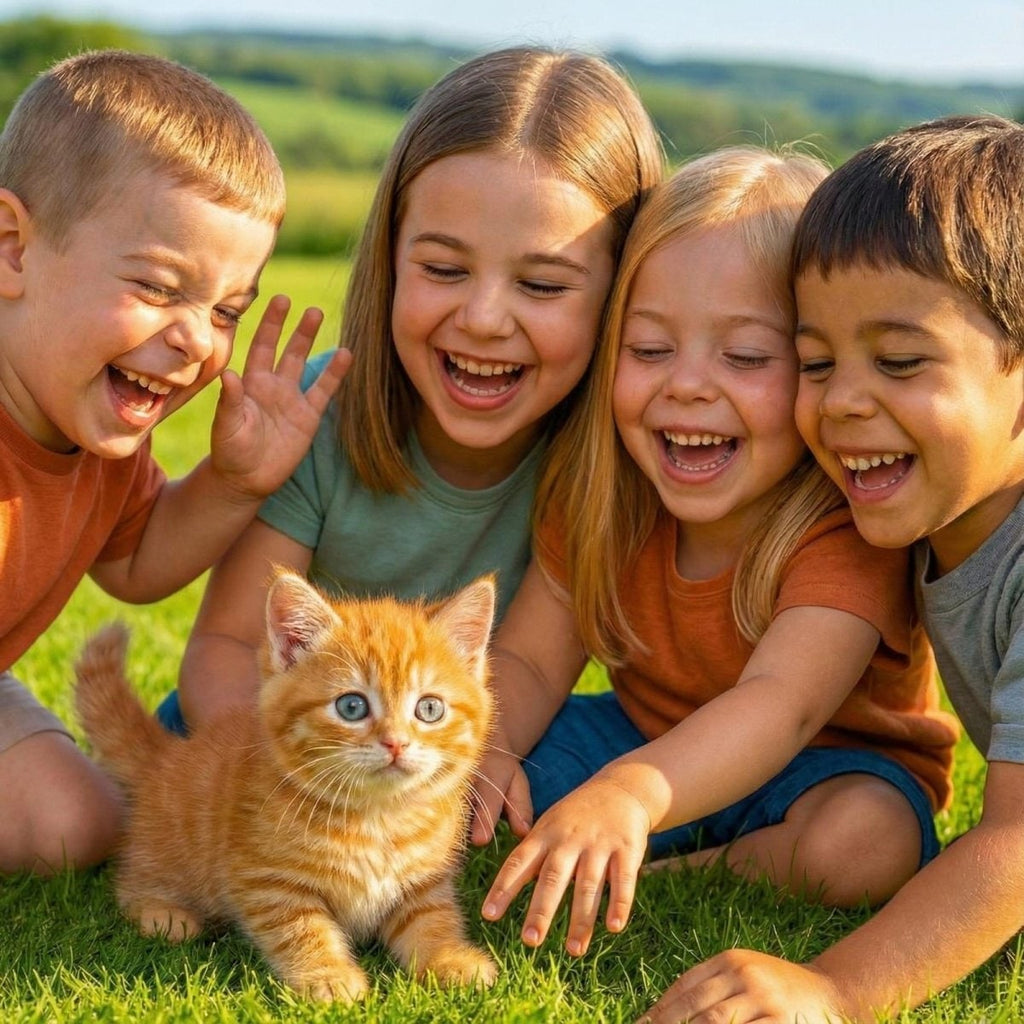 Interactive Toy Cat with Walking and Meowing Action Plush Orange Tabby Electronic Pet - Image 5