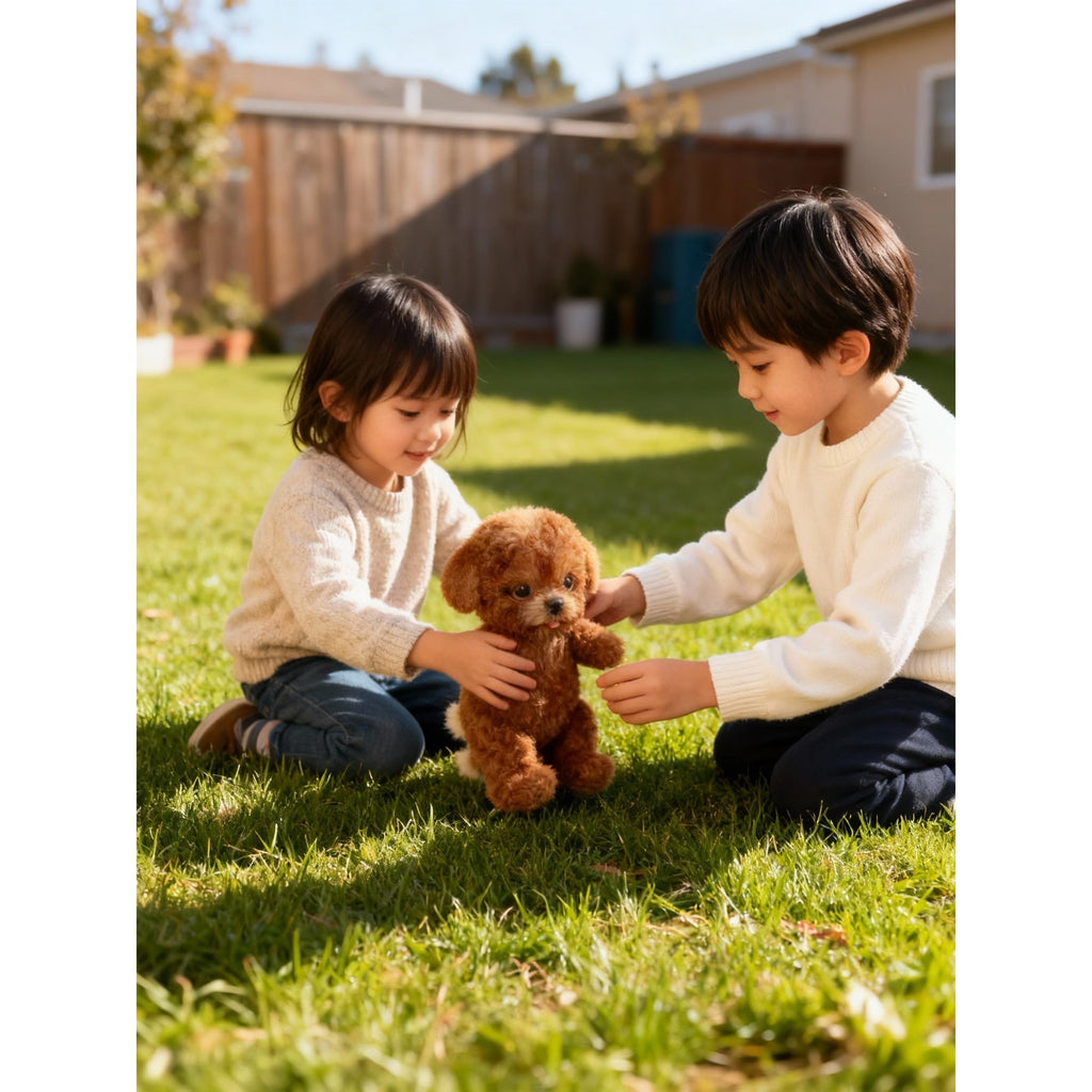 Interactive Toy Dog with Sounds Movement and Plush Sitting Pose - Image 6