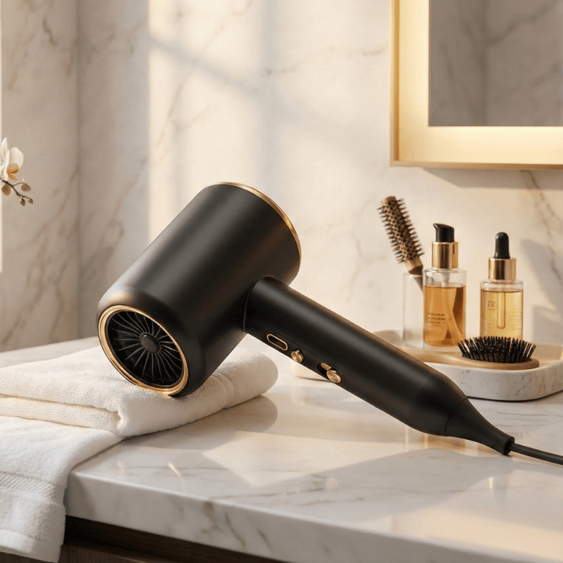 Ionic Hair Dryer with Concentrator Nozzle and Fast Drying Technology - Image 1