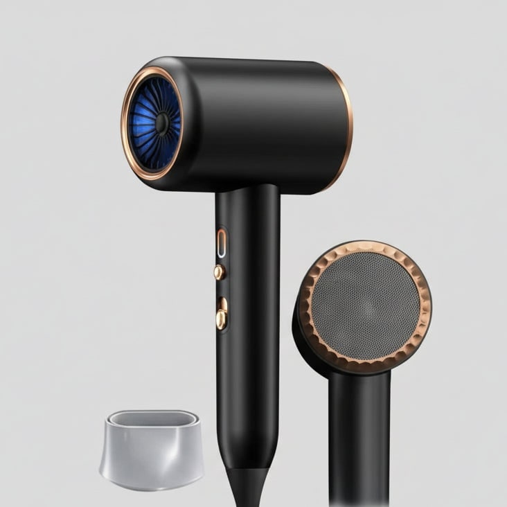 Ionic Hair Dryer with Concentrator Nozzle and Fast Drying Technology - Image 4