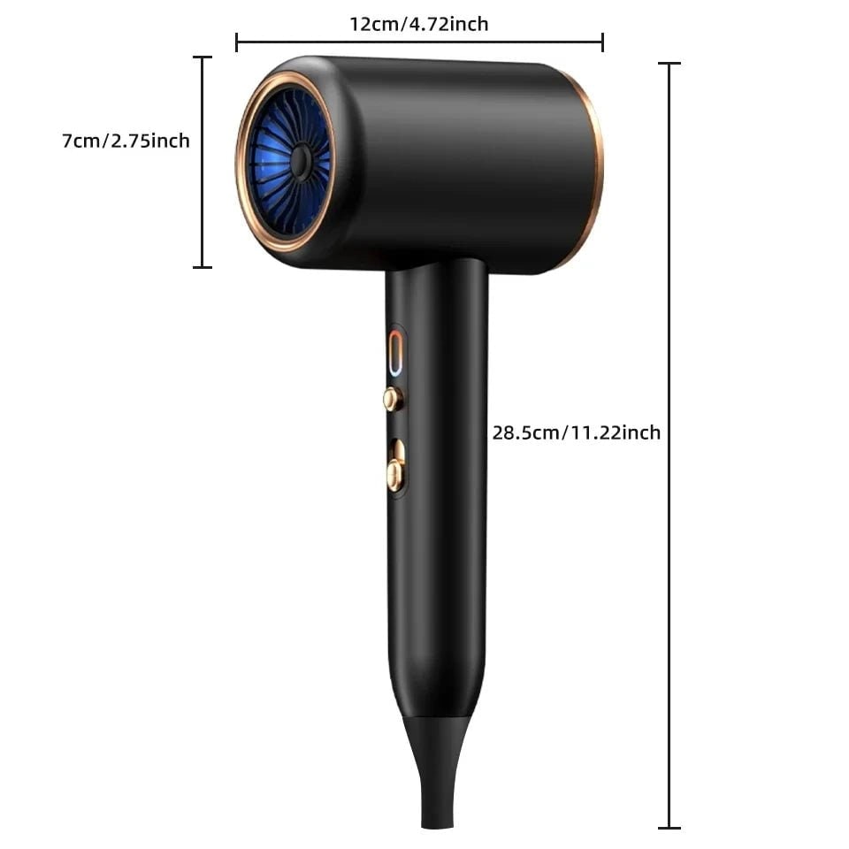 Ionic Hair Dryer with Concentrator Nozzle and Fast Drying Technology - Image 7