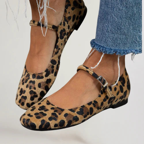 Irene | Ballerine Donna Leopardate con Cinturino