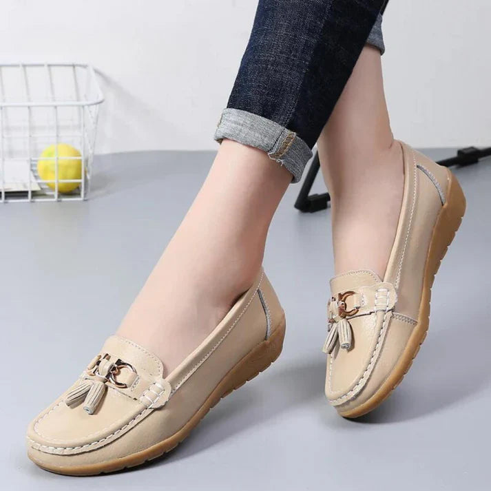 Isabella | Loafers Donna Eleganti Ortopedici Comfort Beige