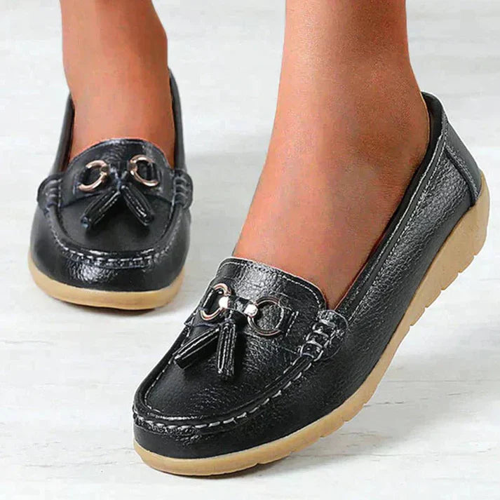 Isabella | Loafers Donna Eleganti Ortopedici Comfort Nero