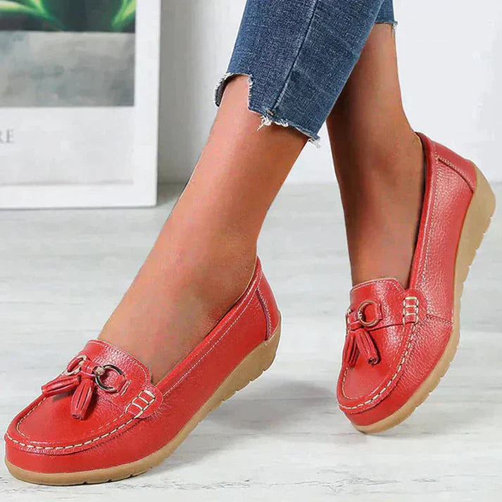 Isabella | Loafers Donna Eleganti Ortopedici Comfort Giallo