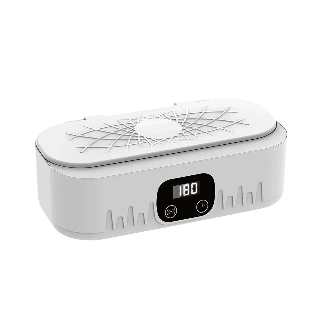 Jewelry Ultrasonic Cleaner for Dentures Retainers and Glasses with Portable Digital Display - Image 1