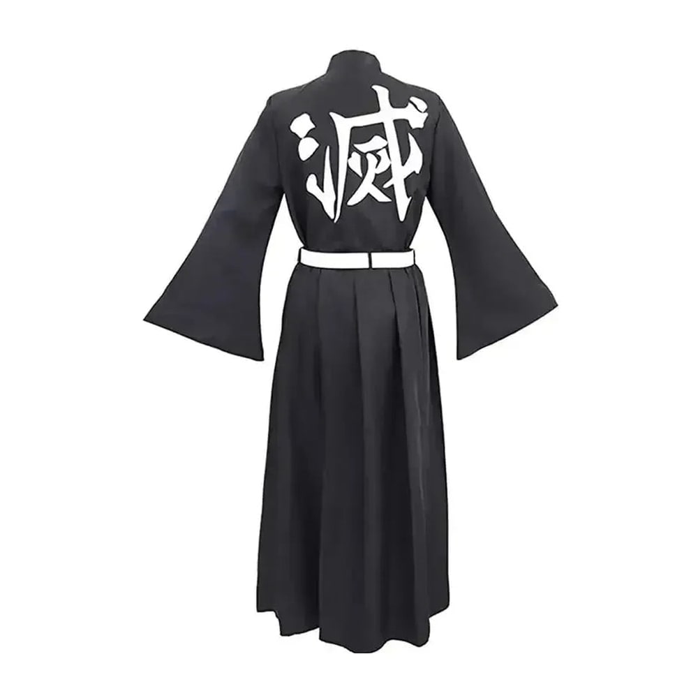 Kids' Anime Cosplay Costume with High Collar Jacket Wide-Leg Pants and Gold Buttons - Image 5
