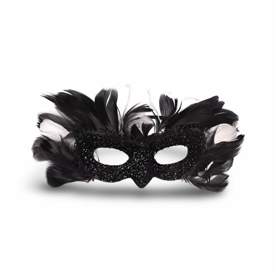 Kids' Black-and-White Spotted Villain Costume Dress with Attached Hood - Image 7