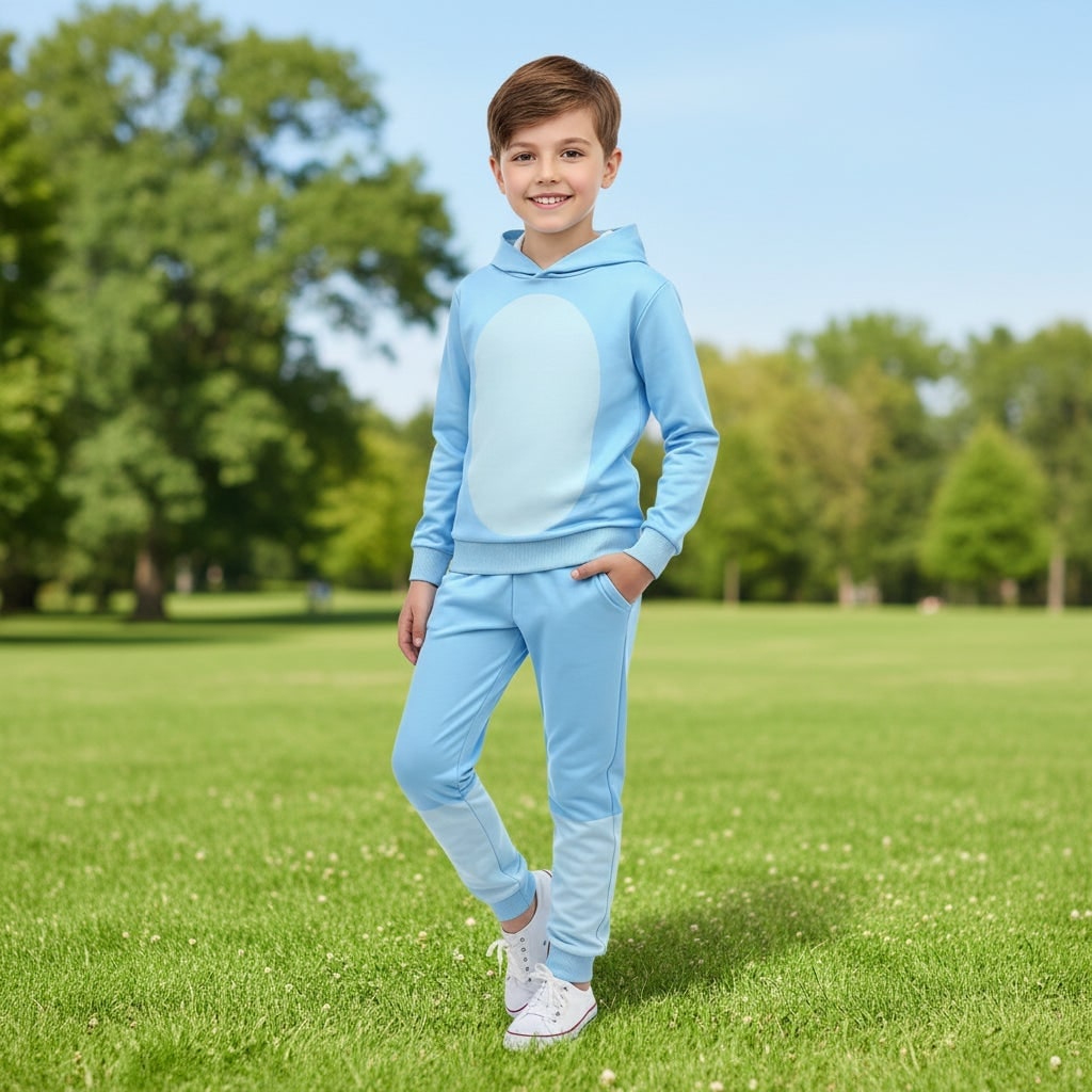 Kids' Character Costume Set with Hoodie, Pants, Mask and Gloves - Image 1