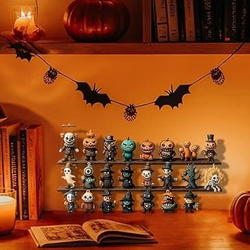 Kids' Halloween Advent Calendar Countdown with Surprise Figurines and Spooky Decorations - Image 6