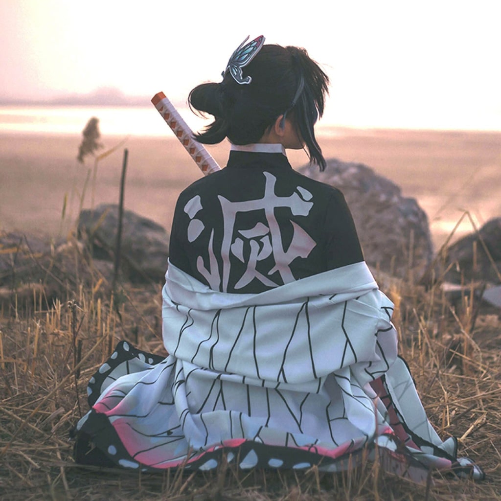 Kids' Halloween Anime Cosplay Costume with Character Outfit and Accessories Set - Image 9