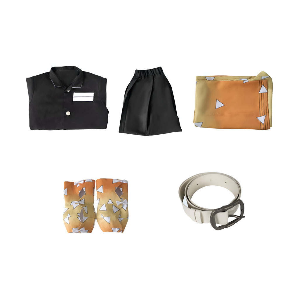 Kids' Halloween Anime Cosplay Costume with Haori Jacket and Fox for Character Party - Image 6