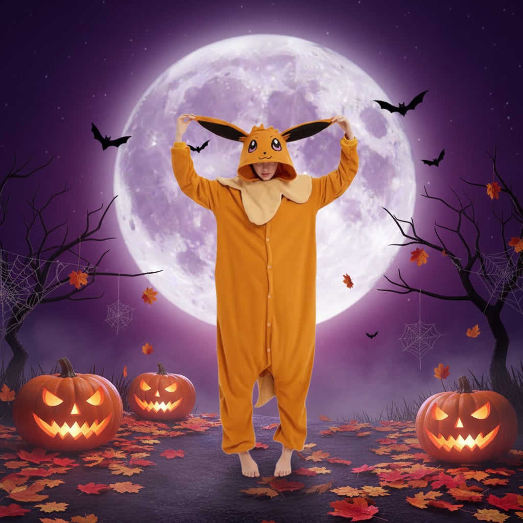 Kids' Halloween Christmas Onesie Pajamas with Fleece Hood and Character Design Grinch - Image 9