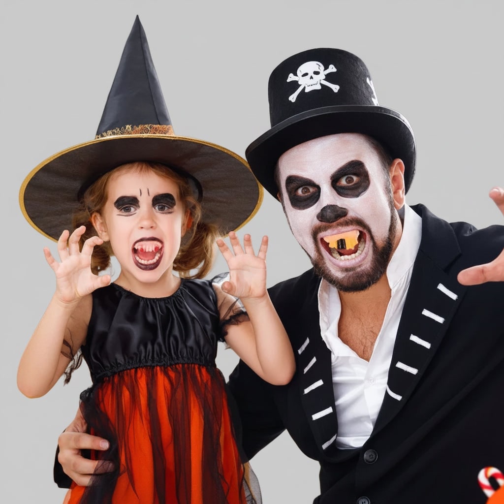 Kids' Halloween Fake Teeth Partials Vampire Fangs Snap-On Costume Accessory - Image 7