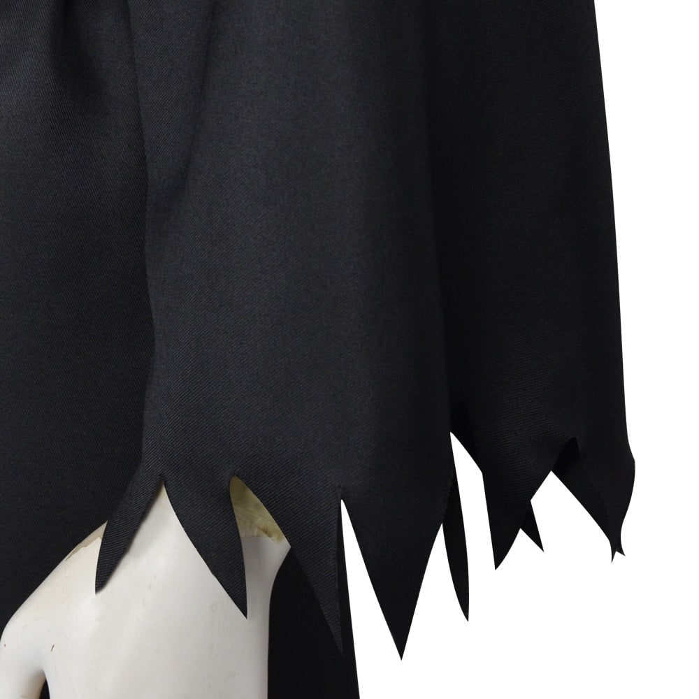 Kids' Halloween Grim Reaper Costume Korean Style with Gat Hat Robe Chains and Decorative Belt - Image 15
