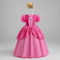 Kids' Halloween mushroom princess Costume Dress Outfit with Crown Wand Gloves and Accessories - Image 2