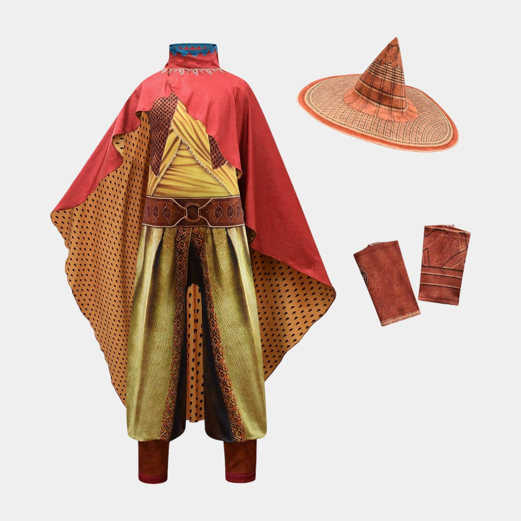 Kids' Halloween Princess Costume with Raya Cape and for Party Dress-Up - Image 4