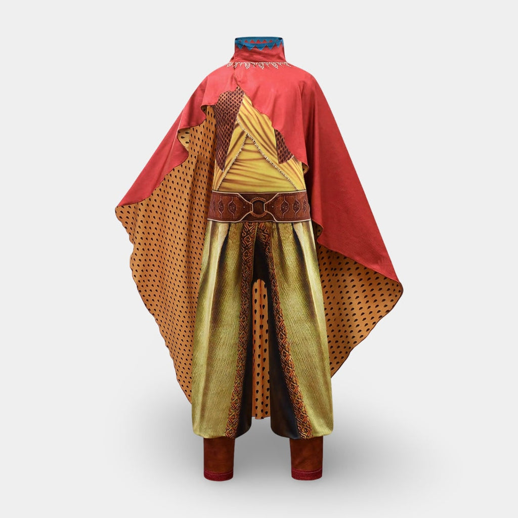 Kids' Halloween Princess Costume with Raya Cape and for Party Dress-Up - Image 5