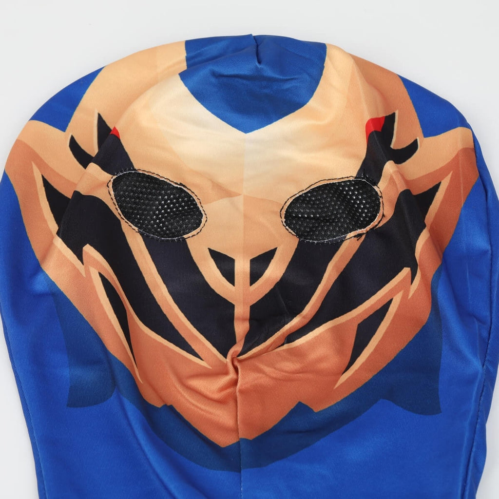 Kids' Halloween Superhero Costume color heroes Jumpsuit with Hood Mask - Image 10