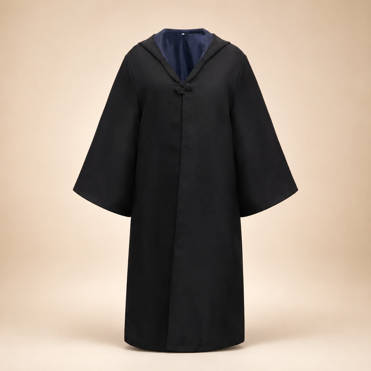 Kids' Halloween Wizard Robe Costume with Black Bell Sleeves Hood and for Cosplay Party - Image 8