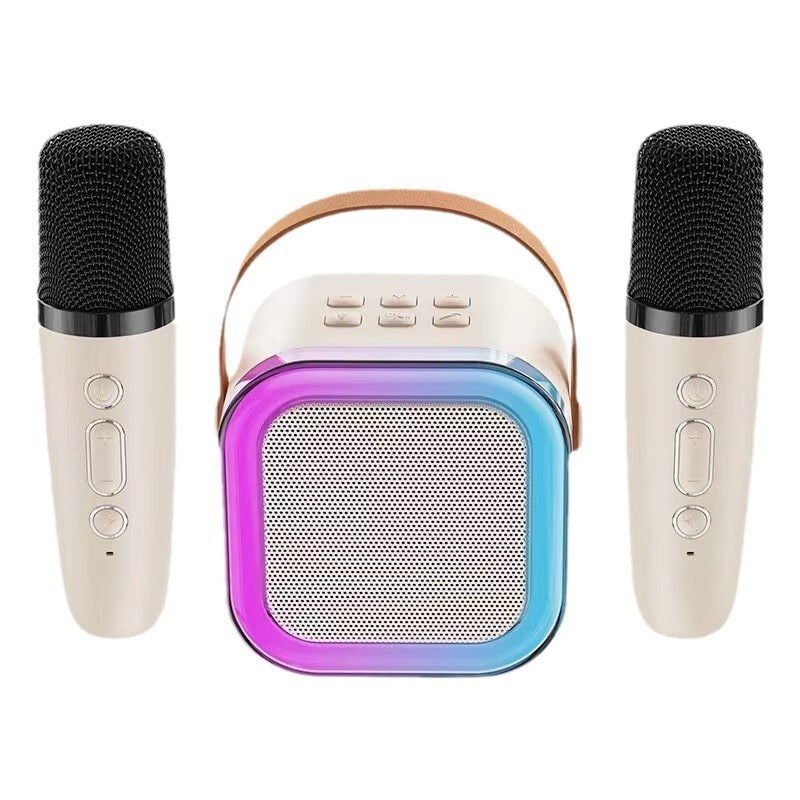 Kids' Mini Karaoke Machine with Wireless Microphones and Bluetooth Speaker - Image 15
