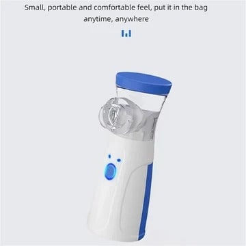 Kids' Portable Nebulizer Machine with Battery Power Face Mask and Fine Mist for Asthma - Image 10
