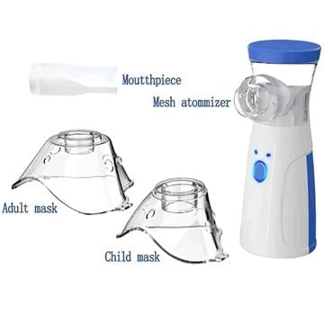Kids' Portable Nebulizer Machine with Battery Power Face Mask and Fine Mist for Asthma - Image 6