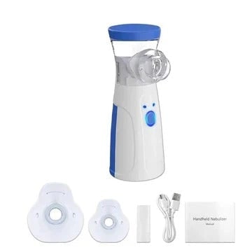 Kids' Portable Nebulizer Machine with Battery Power Face Mask and Fine Mist for Asthma - Image 8