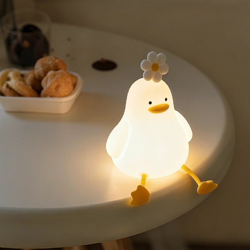 Kids' Rechargeable Silicone Night Light with Touch Activated Control and Warm LED Glow - Image 18
