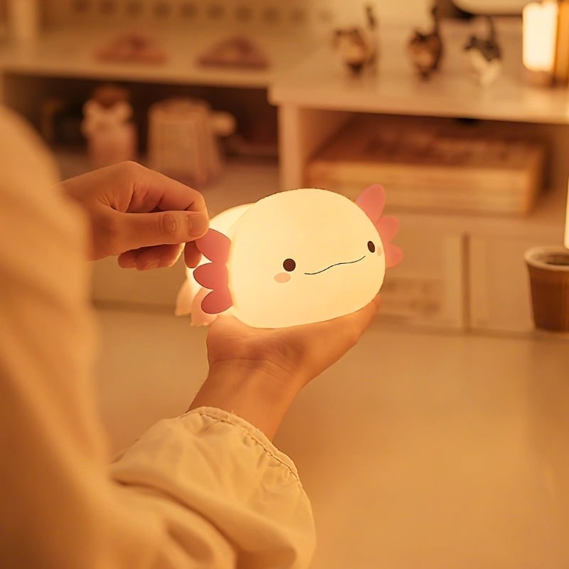 Kids' Rechargeable Silicone Night Light with Touch Activated Control and Warm LED Glow - Image 20