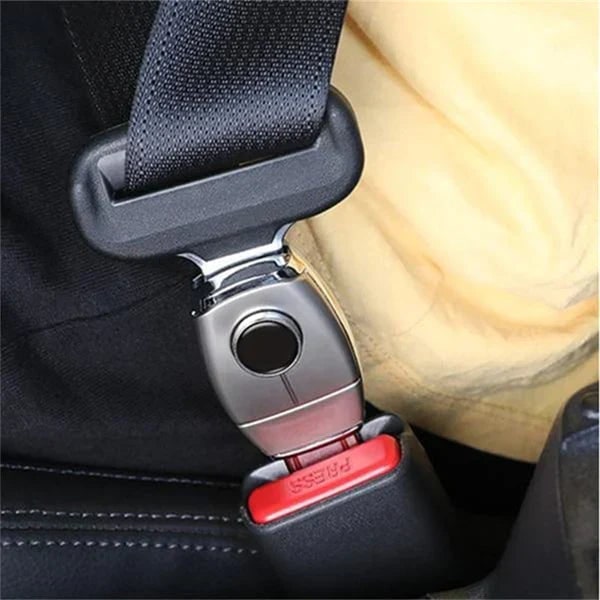 Kids' Seat Belt Extender with Metal Construction and Buckle Release Button for Universal Car Safety - Image 4