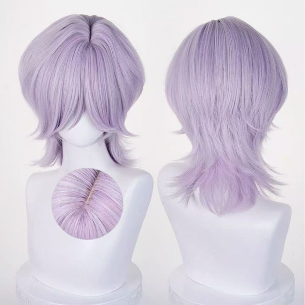 Kids' Synthetic Pink Costume Wig for Halloween Cosplay and Dress-Up - Image 13