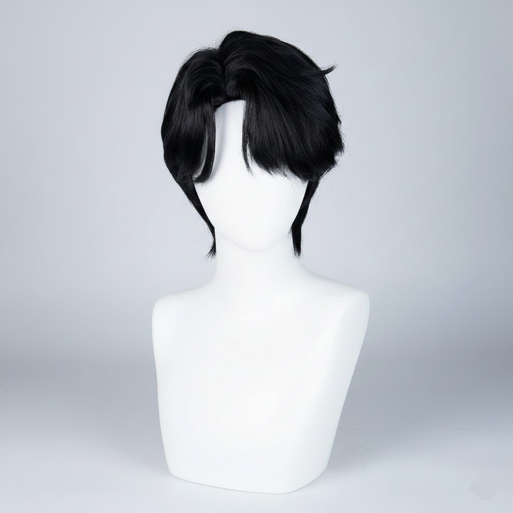 Kids' Synthetic Pink Costume Wig for Halloween Cosplay and Dress-Up - Image 5