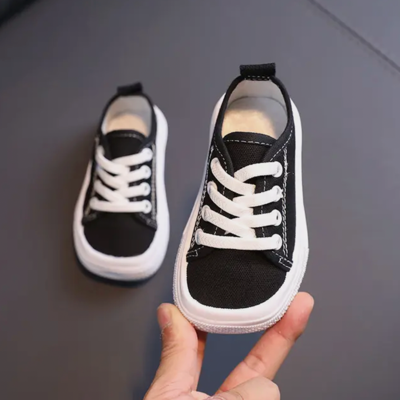 Kids' Wide Toe Box Barefoot Sneakers Minimalist Shoes | Lace-Up - Image 2