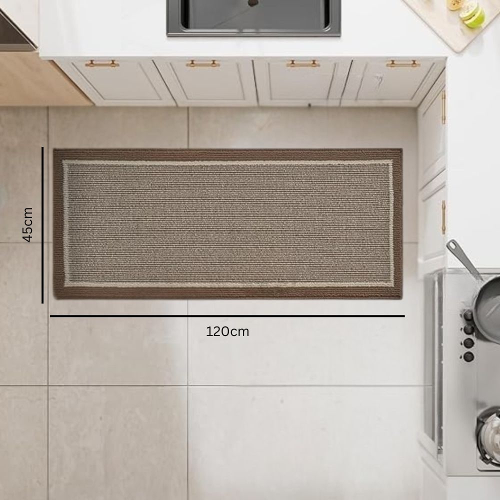 Kitchen Runner Rug Non Slip with Textured Woven Surface and Skid Backing - Image 10