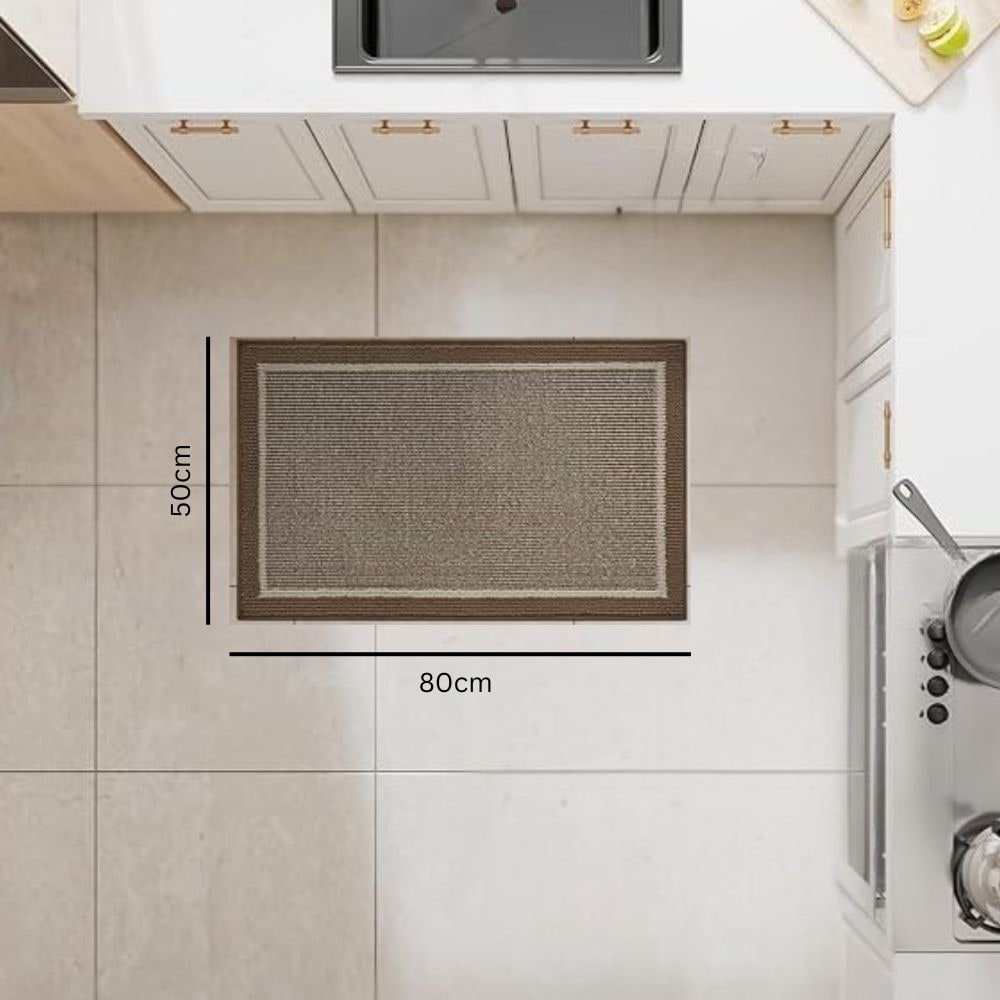 Kitchen Runner Rug Non Slip with Textured Woven Surface and Skid Backing - Image 11