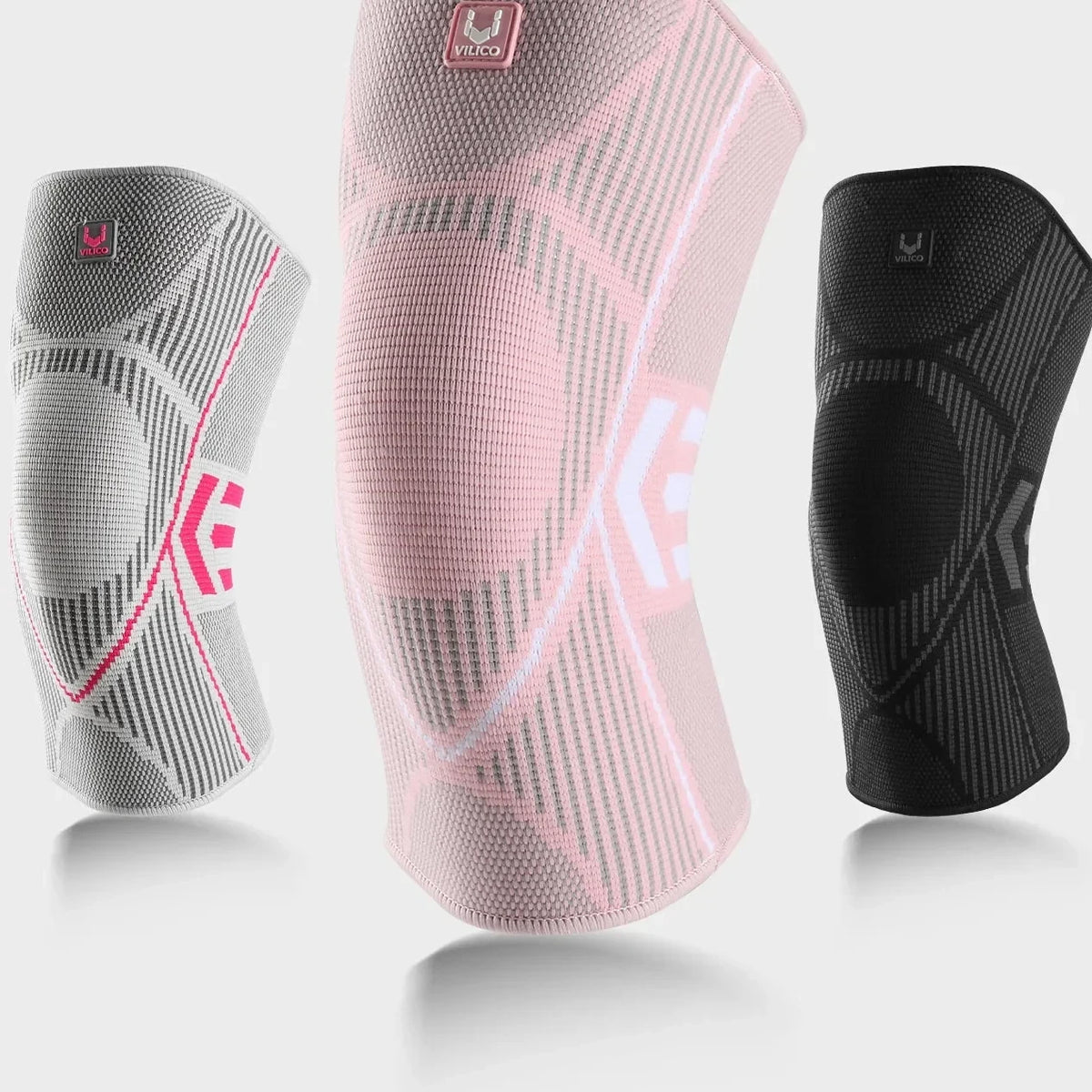 Knee Compression Sleeve with Non-Slip Support and Breathable Knit Design - Image 12