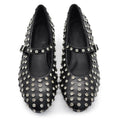 Laura | Ballerine Donna Borchie Strass Cinturino Nero