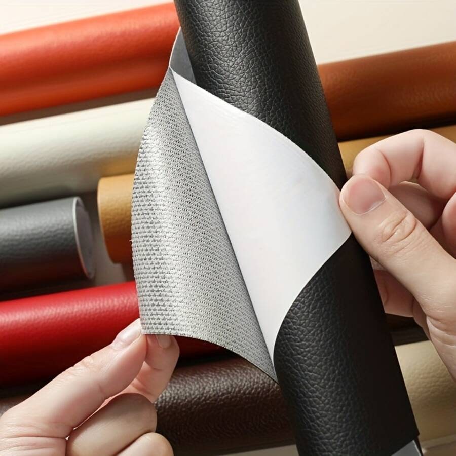 Leather Couch Patch Kit with Self-Adhesive Repair Patches for Furniture and Car Seats - Image 1