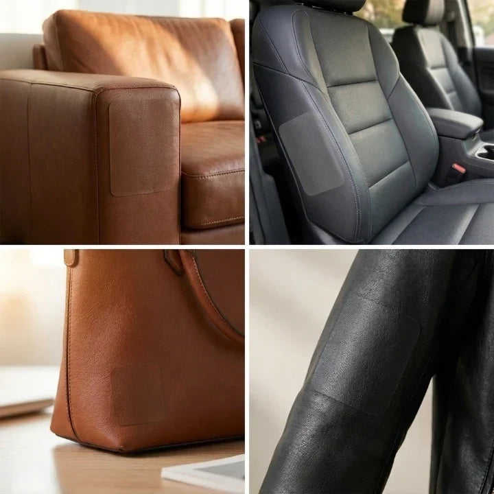 Leather Couch Patch Kit with Self-Adhesive Repair Patches for Furniture and Car Seats - Image 7