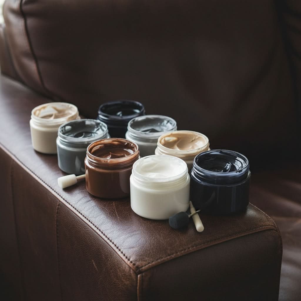 Leather Couch Repair Cream with Color Touch-Up Paste and Restoration Applicator - Image 25