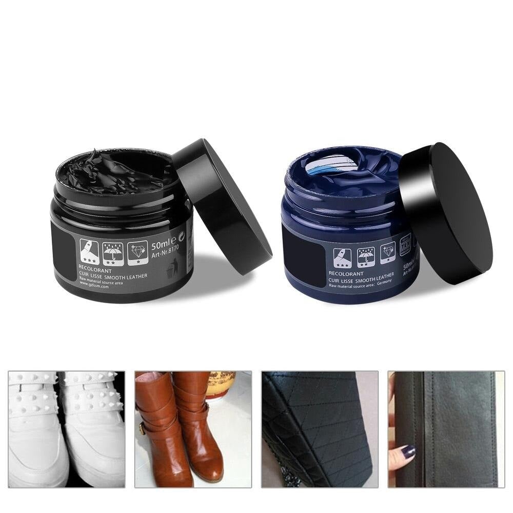 Leather Scratch Repair Cream with Recoloring Balm for Furniture - Image 1
