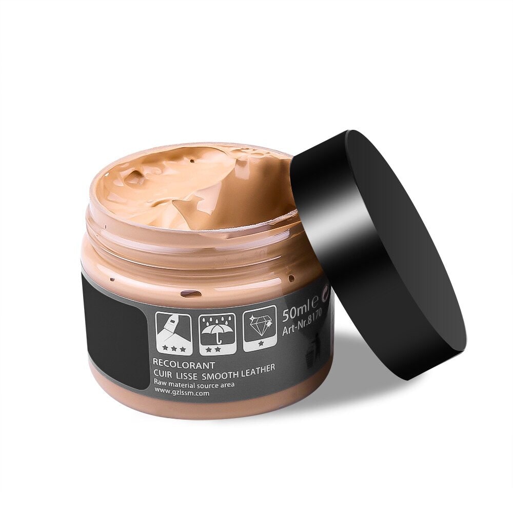 Leather Scratch Repair Cream with Recoloring Balm for Furniture - Image 8