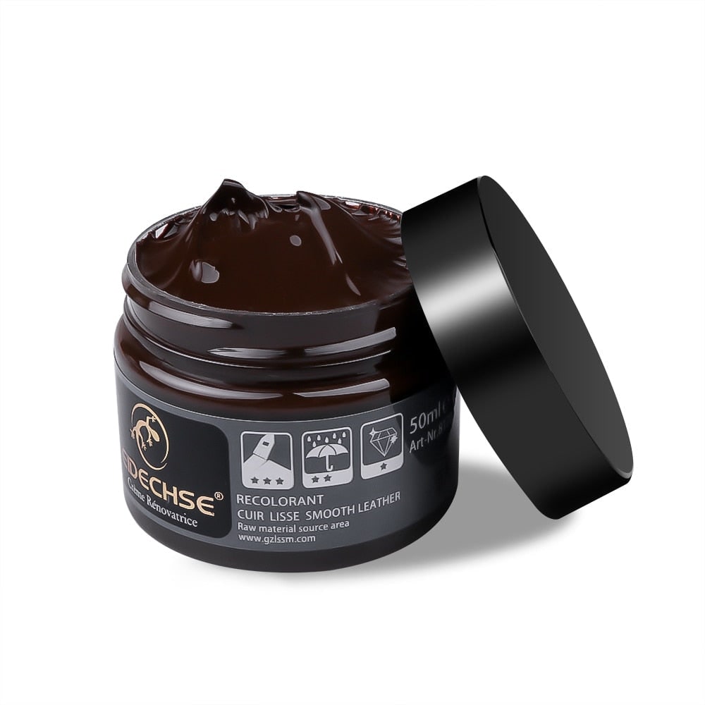 Leather Scratch Repair Cream with Recoloring Balm for Furniture - Image 9