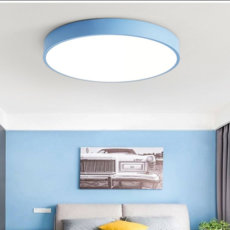 LED Ceiling Light Fixture Flush Mount Round Modern Slim Design for Bedroom Hallway - Image 3
