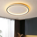 LED Ceiling Light Fixture Flush Mount with Round Minimalist Design and Low Profile Silhouette - Image 1