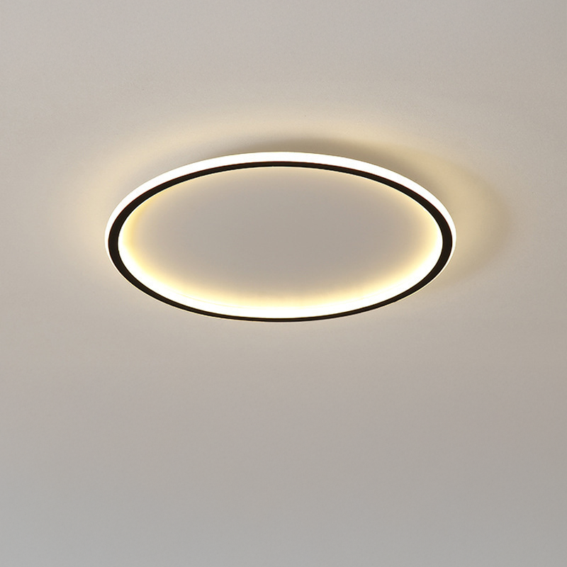 LED Ceiling Light Fixture with Modern Circular Ring Design and Flush Mount - Image 10