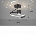LED Ceiling Light with Starry Sky Projection and Semi Flush Mount Design - Image 7