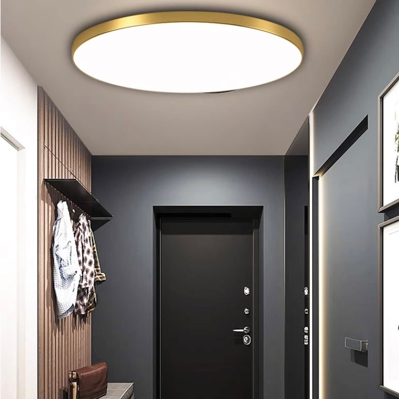 LED Light Fixture Flush Mount Round Ceiling with Modern Minimalist Design - Image 12