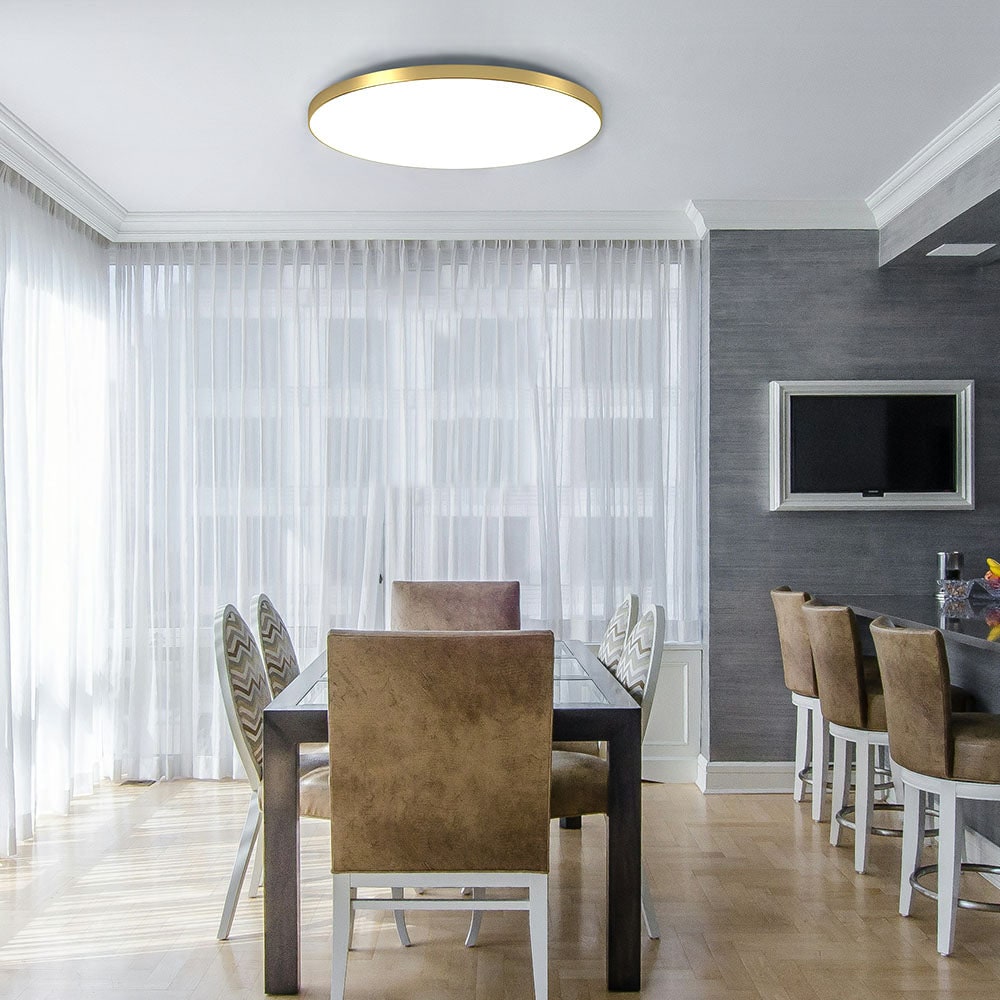 LED Light Fixture Flush Mount Round Ceiling with Modern Minimalist Design - Image 14